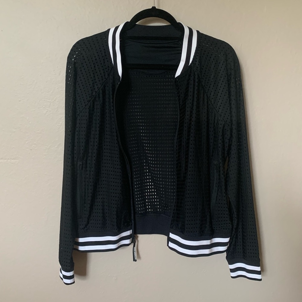 Good American Black Performance Jacket